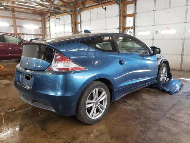 JHMZF1D47CS001646 - 2012 HONDA CR-Z BLUE photo 4