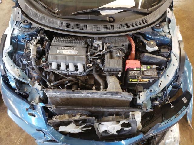 JHMZF1D47CS001646 - 2012 HONDA CR-Z BLUE photo 7