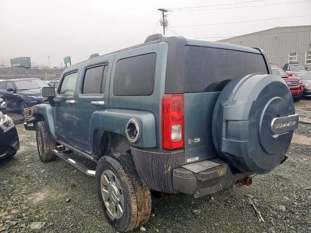 5GTDN13E278214105 - 2007 HUMMER H3 BLUE photo 3
