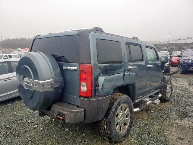 5GTDN13E278214105 - 2007 HUMMER H3 BLUE photo 4