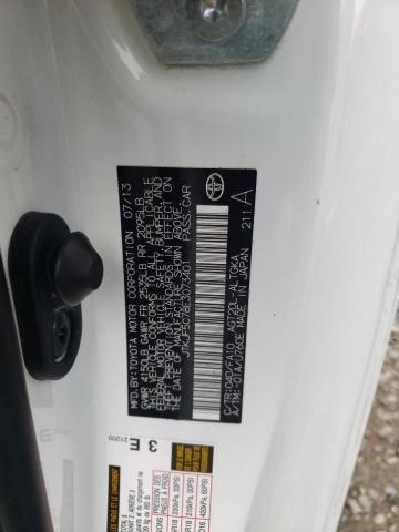 JTKJF5C78E3073401 - 2014 TOYOTA SCION TC თეთრი ფოტო 10