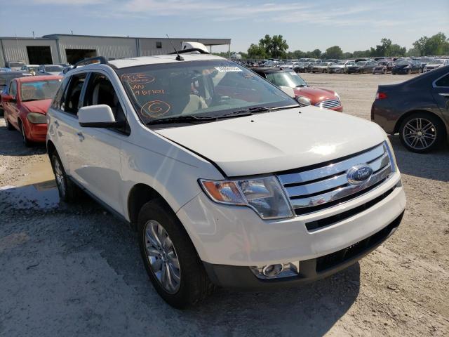 2FMDK38C89BA61101 - 2009 FORD EDGE SEL WHITE photo 1