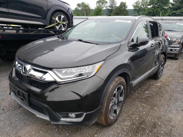 2HKRW2H96HH673734 - 2017 HONDA CR-V TOURI BLACK photo 2