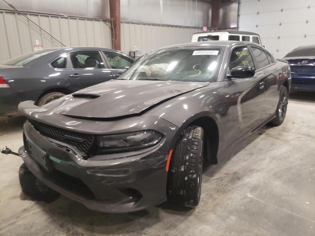 2C3CDXMG3MH617173 - 2021 DODGE CHARGER GT GRAY photo 2