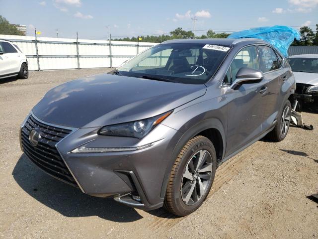 JTJBJRBZ3K2119767 - 2019 LEXUS NX 300H GRAY photo 2