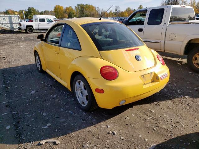 3VWCD21C2YM478772 - 2000 VOLKSWAGEN NEW BEETLE 黄色 照片 3