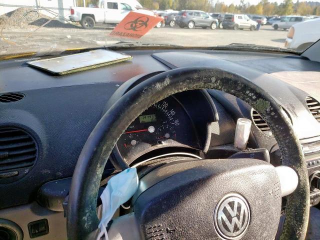 3VWCD21C2YM478772 - 2000 VOLKSWAGEN NEW BEETLE 黄色 照片 9