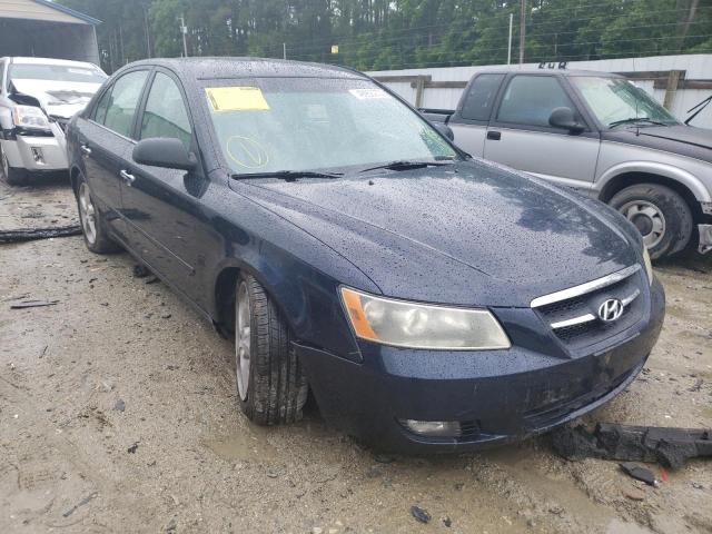 5NPEU46F67H212539 - 2007 HYUNDAI SONATA SE/ BLUE photo 1