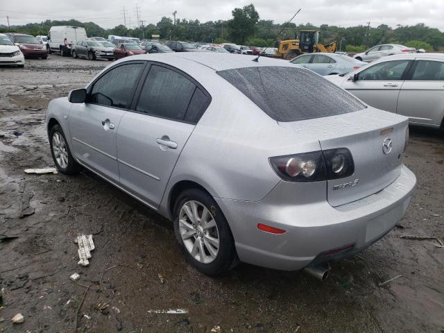 JM1BK12G681803940 - 2008 MAZDA 3 I SILVER photo 3