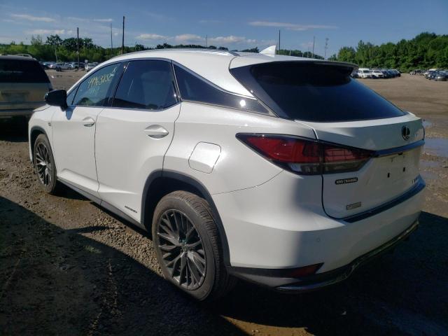 2T2YGMDA1MC069070 - 2021 LEXUS RX 450H F- WHITE photo 3