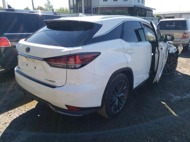 2T2YGMDA1MC069070 - 2021 LEXUS RX 450H F- WHITE photo 4