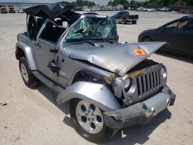 1C4AJWBG3FL509098 - 2015 JEEP WRANGLER S SILVER photo 1