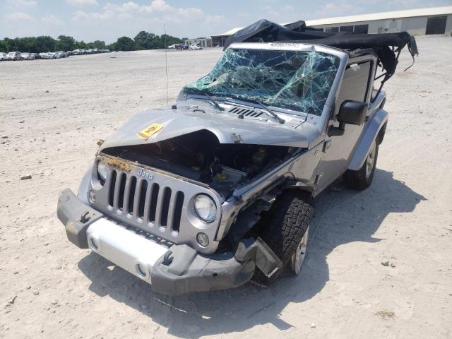 1C4AJWBG3FL509098 - 2015 JEEP WRANGLER S SILVER photo 2