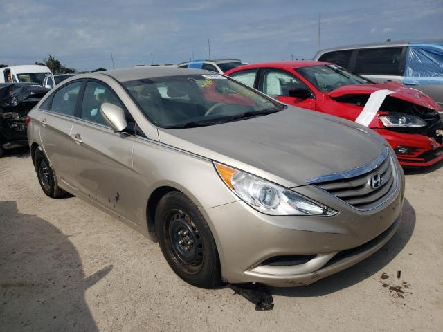 5NPEB4AC8BH062560 - 2011 HYUNDAI SONATA GLS BEIGE photo 1