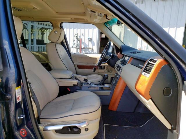 SALME1D48BA349564 - 2011 LAND ROVER RANGE ROVE BLACK photo 5