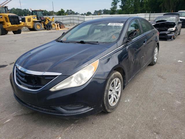 5NPEB4AC6CH333097 - 2012 HYUNDAI SONATA GLS BLUE photo 2