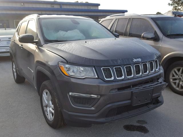 3C4NJDAB7JT234991 - 2018 JEEP COMPASS SP SILVER photo 1