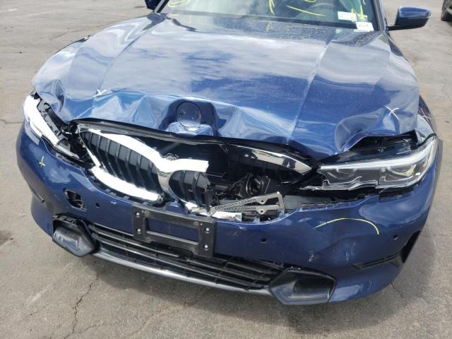 3MW5R7J0XM8C22153 - 2021 BMW 330XI BLUE photo 9