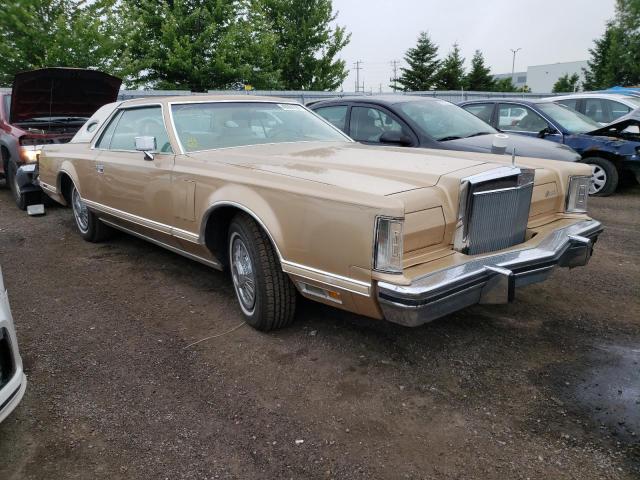 9Y89S757987 - 1979 LINCOLN CONTINITAL BROWN photo 1