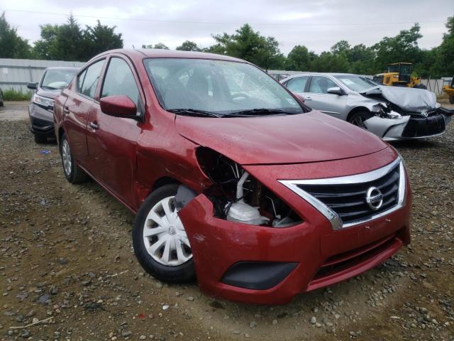 3N1CN7AP6HL850185 - 2017 NISSAN VERSA S MAROON photo 1