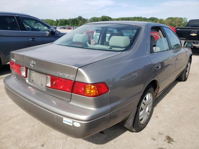 4T1BG22K71U054383 - 2001 TOYOTA CAMRY CE TAN photo 4