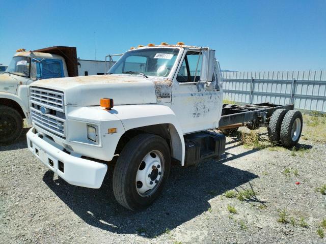 1FDNK64P8MVA09365 - 1991 FORD F600 F WHITE photo 2