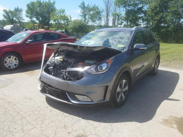 KNDCC3LC2H5047850 - 2017 KIA NIRO EX GRAY photo 2