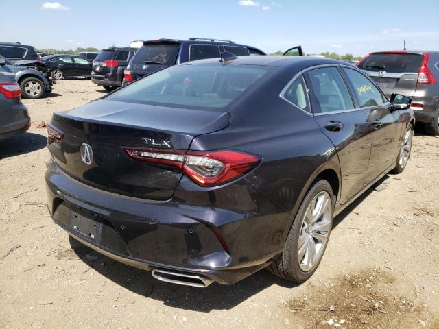 19UUB5F40MA013156 - 2021 ACURA TLX TECHNO CHARCOAL photo 4