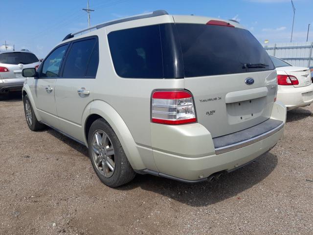 1FMDK03W68GA23146 - 2008 FORD TAURUS X L BEIGE photo 3