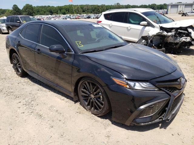 4T1K61AK2MU534270 - 2021 TOYOTA CAMRY XSE BLACK photo 1