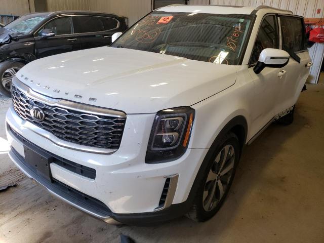 5XYP3DHC4MG111162 - 2021 KIA TELLURIDE WHITE photo 2