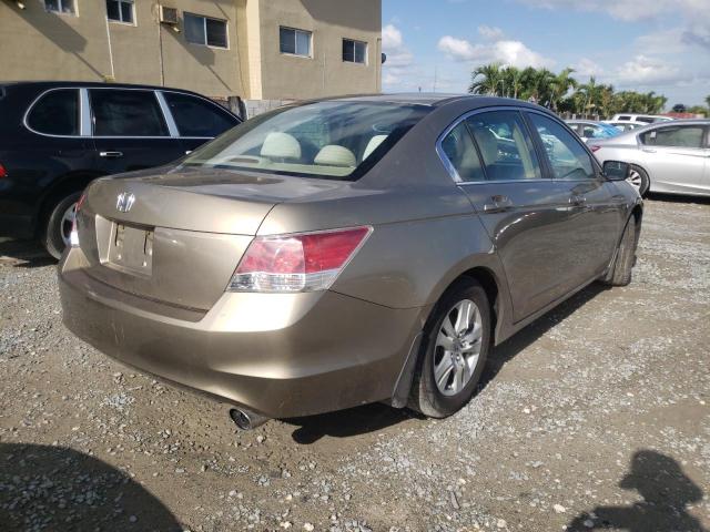 1HGCP26468A145050 - 2008 HONDA ACCORD LXP BEIGE photo 4