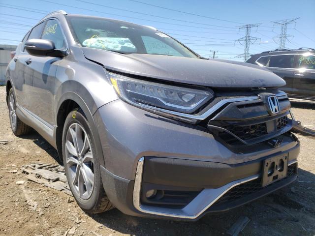 5J6RW2H94LL021693 - 2020 HONDA CR-V TOURI GRAY photo 1