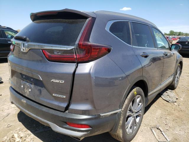 5J6RW2H94LL021693 - 2020 HONDA CR-V TOURI GRAY photo 4