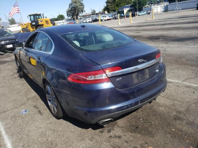 SAJWA0FA5AHR72849 - 2010 JAGUAR XF LUXURY BLUE photo 3