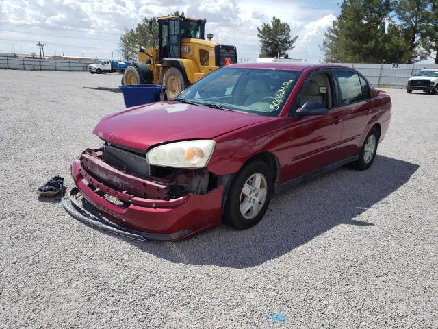 1G1ZT52835F174804 - 2005 CHEVROLET MALIBU LS BURGUNDY photo 2