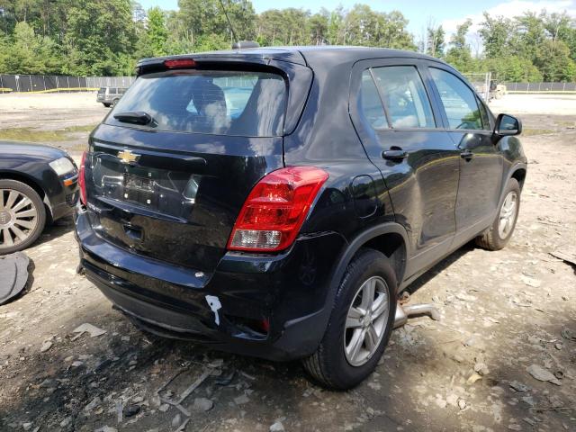 3GNCJNSBXKL384341 - 2019 CHEVROLET TRAX LS BLACK photo 4