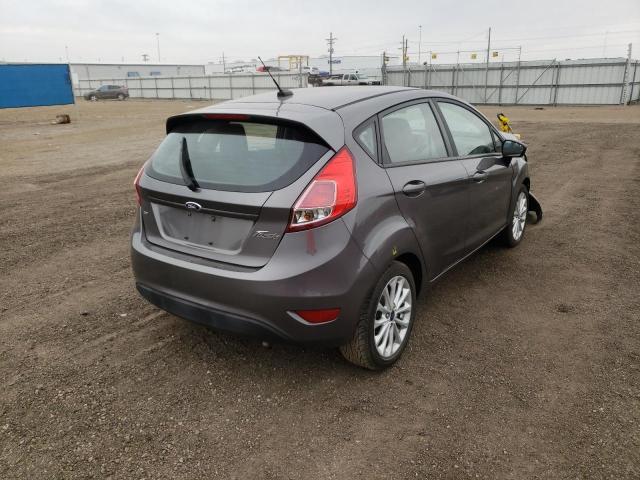 3FADP4EJ4EM196833 - 2014 FORD FIESTA SE GRAY photo 4