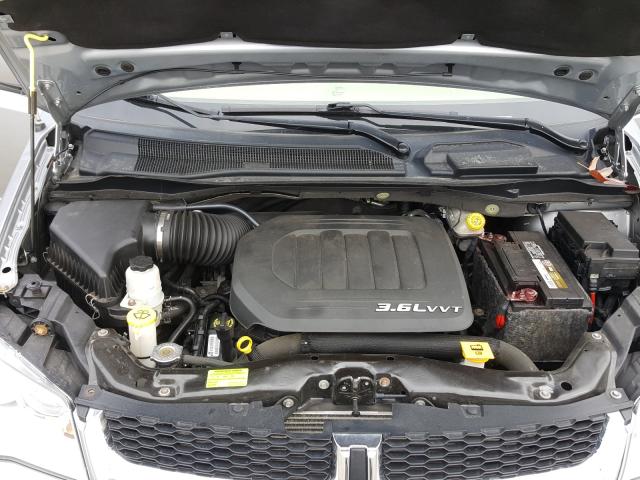 2C4RDGCG8DR611208 - 2013 DODGE GRAND CARA SILVER photo 7