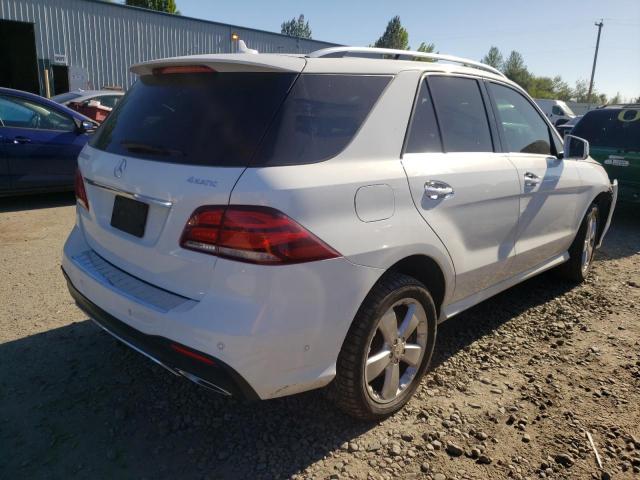 4JGDA5GBXGA684770 - 2016 MERCEDES-BENZ GLE 400 4M WHITE photo 4