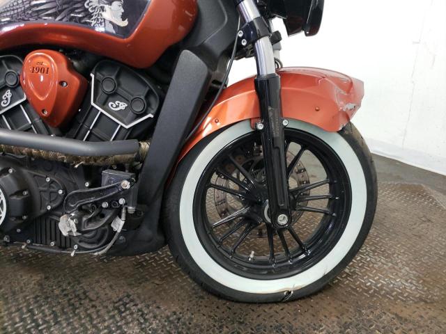 56KMSA11XJ3125252 - 2018 INDIAN MOTORCYCLE CO. SCOUT SIXT ORANGE photo 9