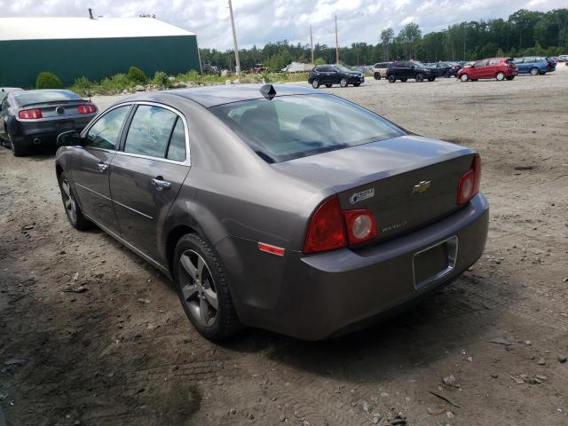 1G1ZC5E07CF300715 - 2012 CHEVROLET MALIBU 1LT ნაცრისფერი ფოტო 3