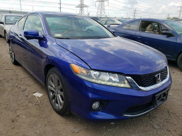 1HGCT2B85DA012343 - 2013 HONDA ACCORD EXL BLUE photo 1