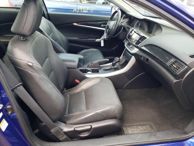 1HGCT2B85DA012343 - 2013 HONDA ACCORD EXL BLUE photo 5