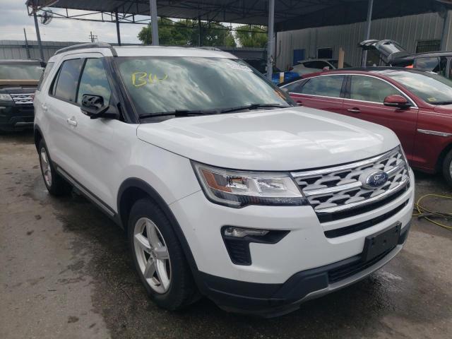 1FM5K7D8XKGB47070 - 2019 FORD EXPLORER X WHITE photo 1