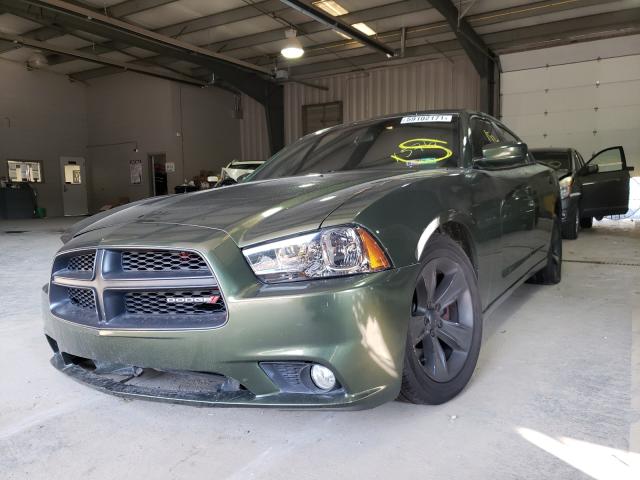 2C3CDXAT7CH241576 - 2012 DODGE CHARGER PO GREEN photo 2