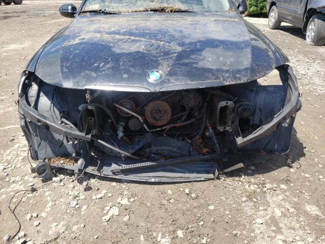 WBAVC93517KZ70296 - 2007 BMW 3 SERIES BLACK photo 9