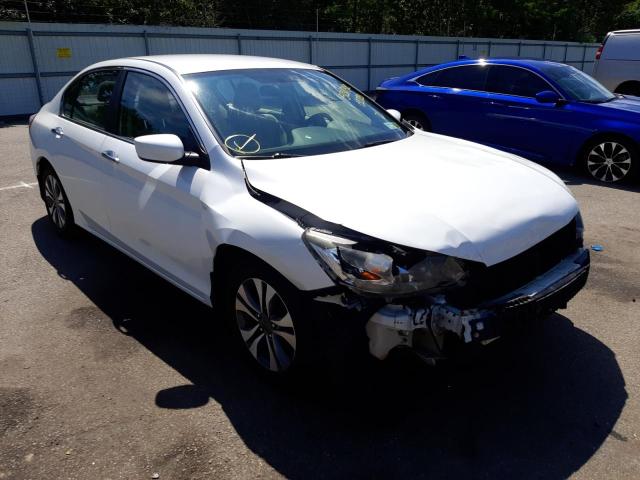 1HGCR2F35DA017295 - 2013 HONDA ACCORD LX WHITE photo 1