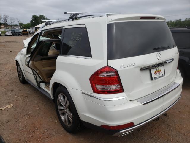 4JGBF2FE1AA558792 - 2010 MERCEDES-BENZ GL 350 BLU WHITE photo 3