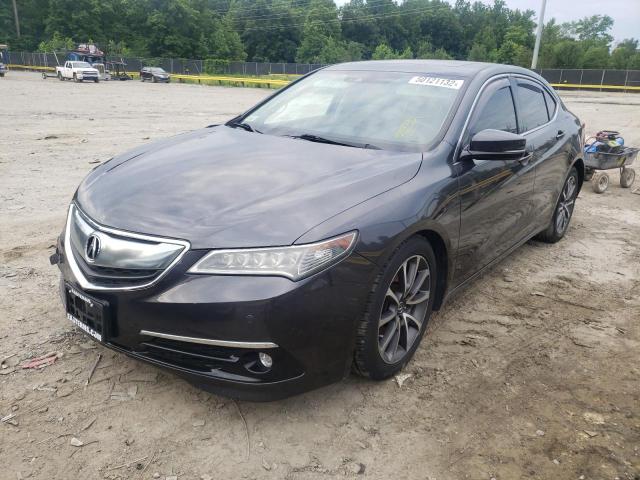 19UUB3F74FA008527 - 2015 ACURA TLX ADVANC GRAY photo 2